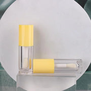 COSIDEA 14pcs Empty 6ml big doe foot wand Chunky lip gloss tubes for DIY lipgloss,Pink round lipgloss containers tubes wit...