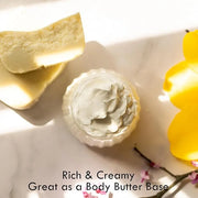 Refined Shea Butter Unscented - 100% Pure African Shea Butter for Hair & Dry Skin - Use for Soap Base, Face & Body Moistur...