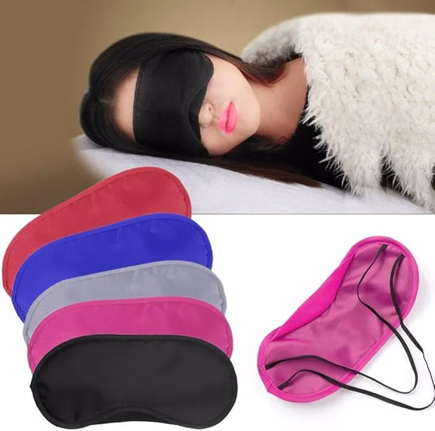 Coobbar 10PCS Travel Rest Eye Sleeping Mask Satin Blindfold Soft Eye Shade Nap Cover Soft Eye Mask Shade Cover (Purple) - ...
