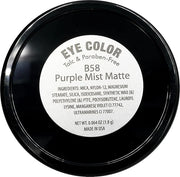 Purple Mist Matte Soft Lilac Mauve Pressed Powder Single Vegan Eyeshadow; Talc, Paraben & Cruelty Free - Product Image
