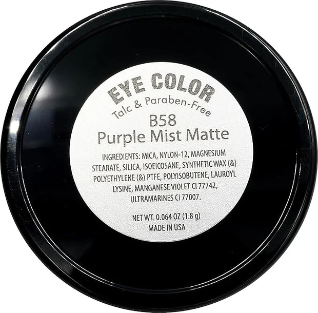 Purple Mist Matte Soft Lilac Mauve Pressed Powder Single Vegan Eyeshadow; Talc, Paraben & Cruelty Free - Product Image
