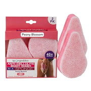 Spongeables Anti-Cellulite Body Wash in a Sponge, Moisturizer and Exfoliator, 20+ Washes, Peony Blossom, 2 Count - Product...