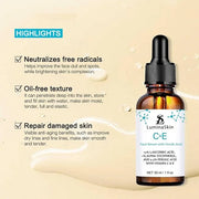 Vitamin C Face Serum Vitamin CE Serum with Ferulic Acid for Women Vitamin E and Ferulic Serum Skin Care - Vitamin C Serum ...