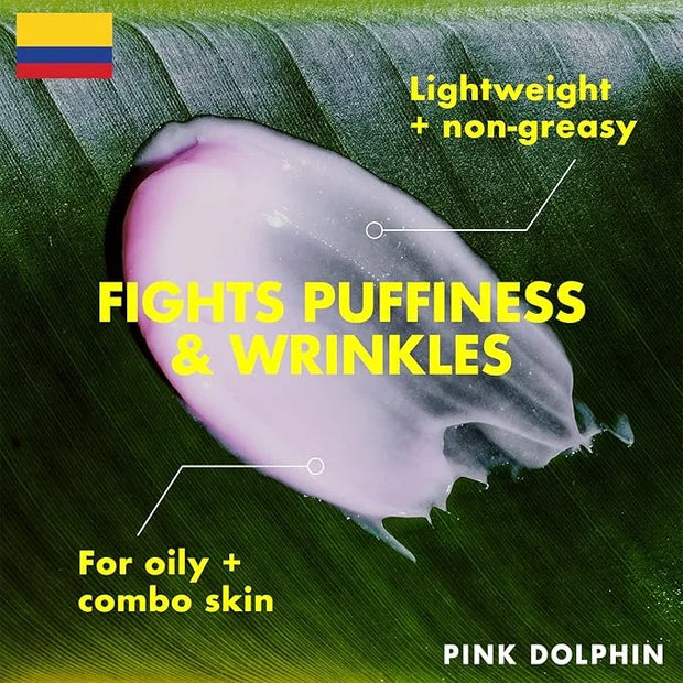 Pink Dolphin Caffeine Eye Cream – Anti-Aging Eye Treatment for Dark Circles, Puffiness & Fine Lines – Hydrating Formula wi...