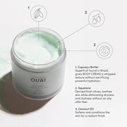 OUAI Body Cream, Shibuya - Hydrating Whipped Body Cream with Cupuaçu Butter, Coconut Oil and Squalane - Softens Skin and D...