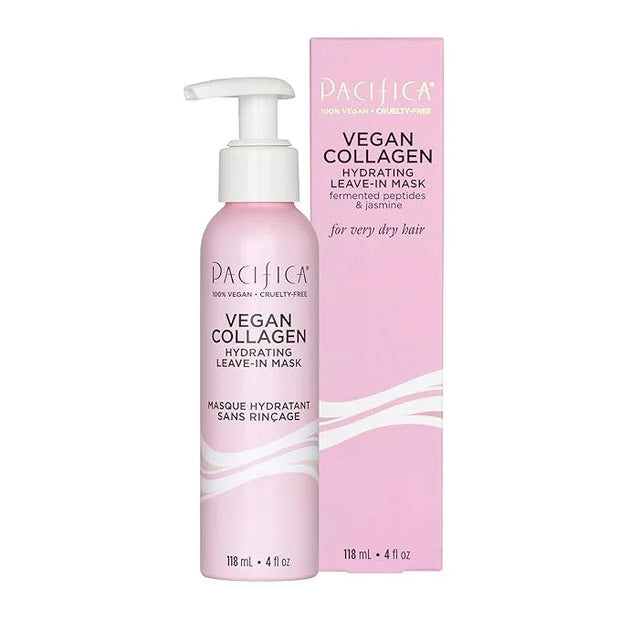 Pacifica Vegan Collagen Leave-In Repair Hair Mask – Leave-In Conditioner Treatment for Dry Damaged Hair, Hydrating Hair Re...
