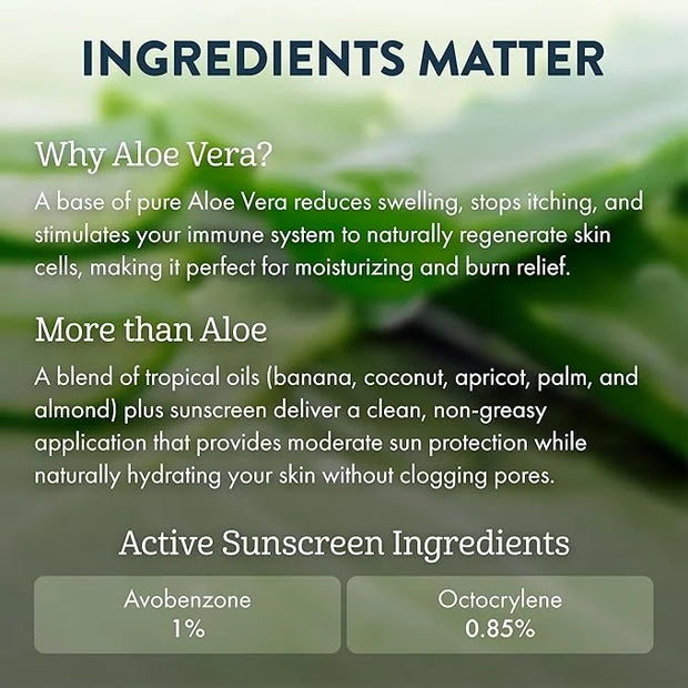 Aloe Up SPF 4 Dark Tanning Oil - Body and Face Tanning Continuous Spray for Outdoor Sun - With Sunscreen, Pure Aloe Vera, ...