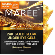 MAREE Golden Glow Eye Gels – Skincare Boost for Tired Eyes – Smooth and Refreshed Look - Product Image