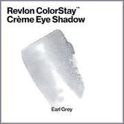 REVLON Colorstay Creme Eye Shadow, Longwear Blendable Matte or Shimmer Eye Makeup with Applicator Brush in Silver, Earl Gr...