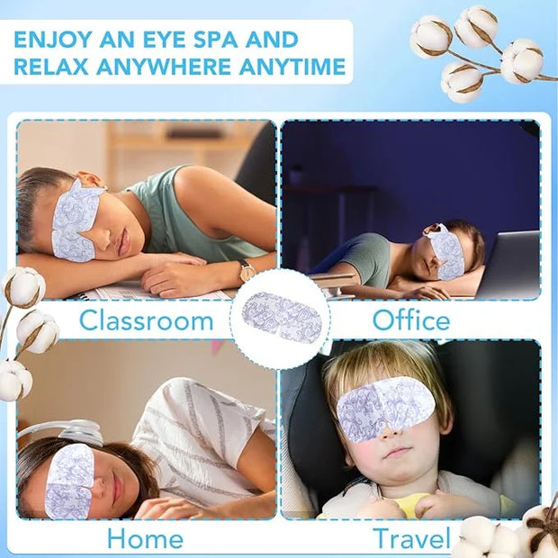 XPCARE 48 Pack Steam Eye Masks for Dry Eyes, Self Heated Steam Warm Eye Mask, Disposable Heated Eye Mask for Dark Circles,...