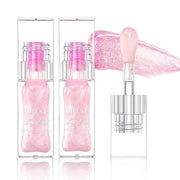 LANGMANNI Hydrating Lip Glow Oil,Moisturizing Nourishing Lip Oil,Light Colour Gloss Tinting And Non-sticky Lip Oil For Dry...