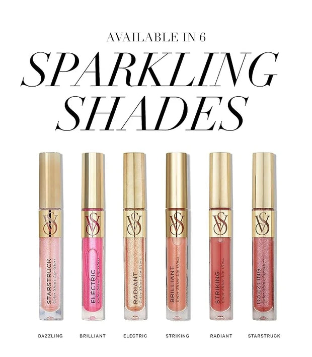 Victoria's Secret Color Shine Lip Gloss in Striking, Jojoba Oil & Vitamin E - Product Image