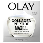 Olay Collagen Peptide Face Moisturizer, Firming Cream for Women, Fragrance-Free, Non-Greasy - Hydrating, Anti-Aging, Anti-...