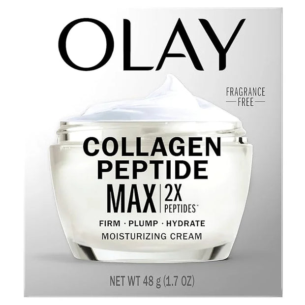 Olay Collagen Peptide Face Moisturizer, Firming Cream for Women, Fragrance-Free, Non-Greasy - Hydrating, Anti-Aging, Anti-...