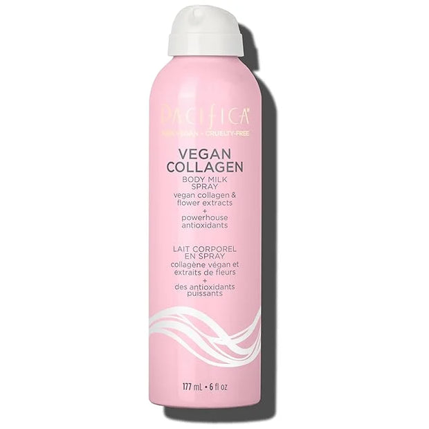 Pacifica Spray Lotion for Body - Vegan Collagen Body Milk Spray – Hydrating Moisturizer Mist Fast-Absorbing Instantly Hydr...