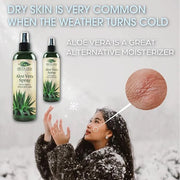 Aloe Vera Spray for Hair | Travel Size | Skin & Face Moisturizer |Fast Absorption| After Sun Care, Sunburn Relief & |3.3oz...