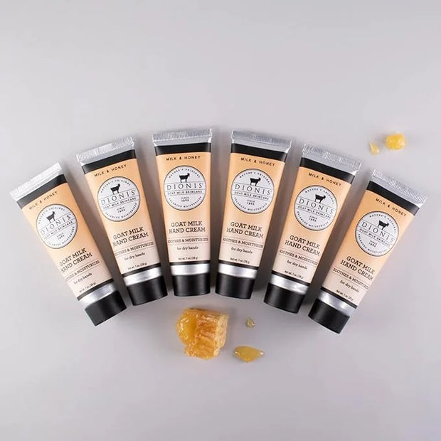Dionis - Goat Milk Skincare Scented Hand Cream (1 oz) Set of 6, Moisturizing Lotion for Dry Skin, Good for Sensitive Skin,...