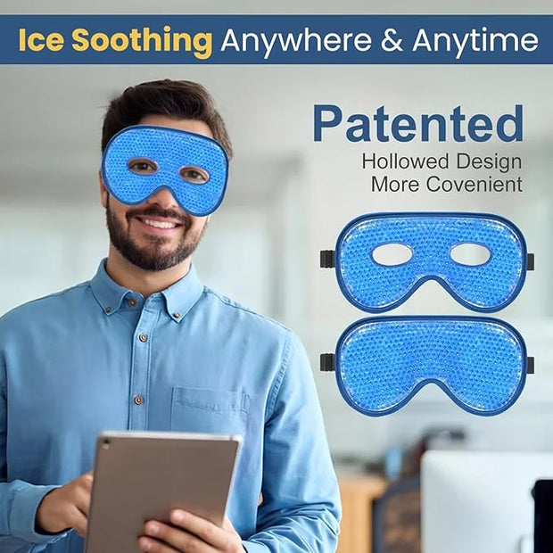 BeeVines 4 Pack Gel Eye Masks - Product Image