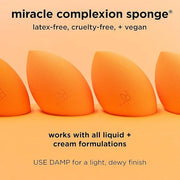 Real Techniques Ultimate Makeup Sponge Trio, Makeup Blending Sponges, For Liquid, Cream, & Powder Products, Powder & Found...
