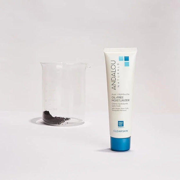 Andalou Naturals Acai + Kombucha Oil-Free Moisturizer, White Tea, 2.1 Fl Oz - Product Image