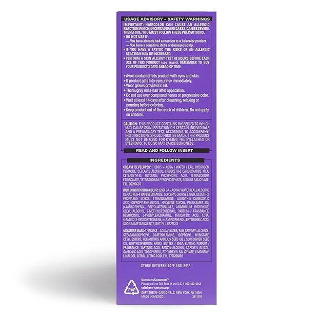 SoftSheen-Carson Dark and Lovely Fade Resist Rich Conditioning Hair Color, Permanent Hair Color, Up To 100 percent Gray Co...