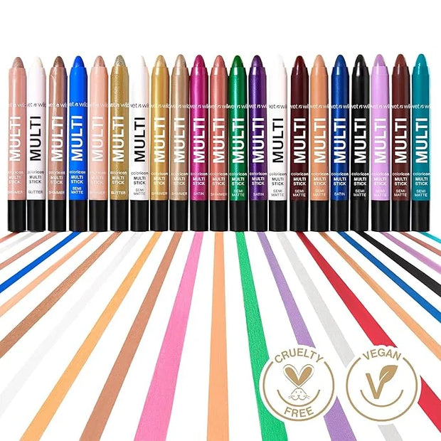 wet n wild Color Icon Cream Eyeliner Eyeshadow DMulti-Stick, Moisturizing, Nourishing Velvety Cream-to-Powder Buildable & ...