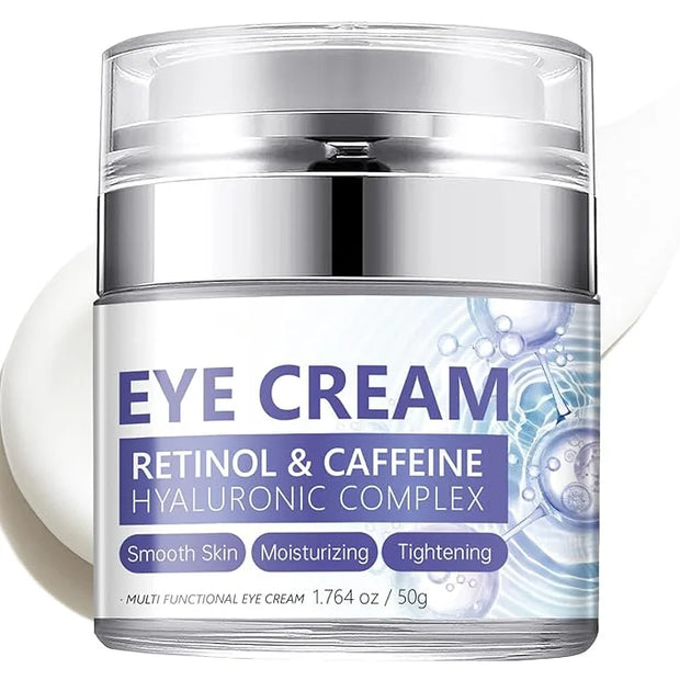 Caffeine Eye Cream for Dark Circles and Puffiness, Retinol Eye Cream for Anti-Aging & Wrinkles, Firming & Repair Under Eye...