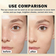 Mineral Sunscreen Eye Cream,3-in-1 Under Eye Cream,for Puffiness and Bags Under Eyes,Dark Circle and Wrinkles,Anti Aging,U...