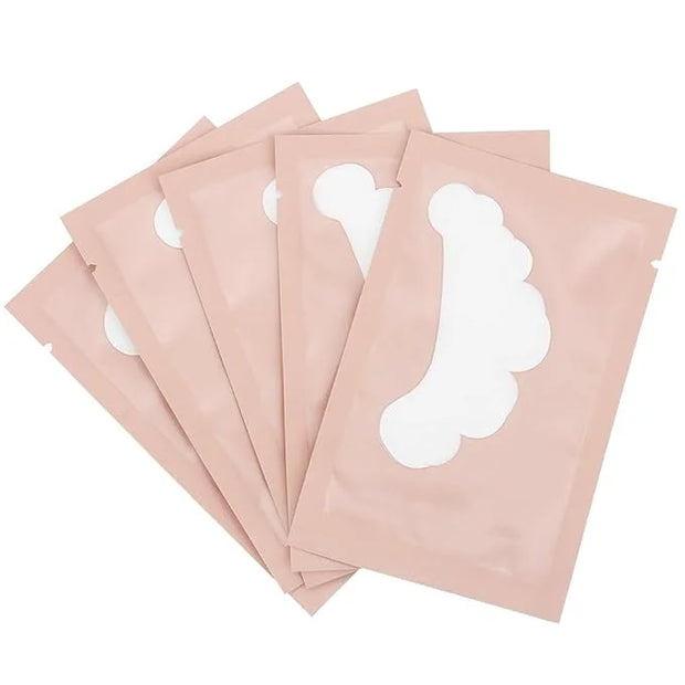 100 Pair Eye Under Gel Pads Eyelash Extensions Patches,Lash Extension Lint Free Under Hydrogel Eye Mask Pads Beauty Tools ...