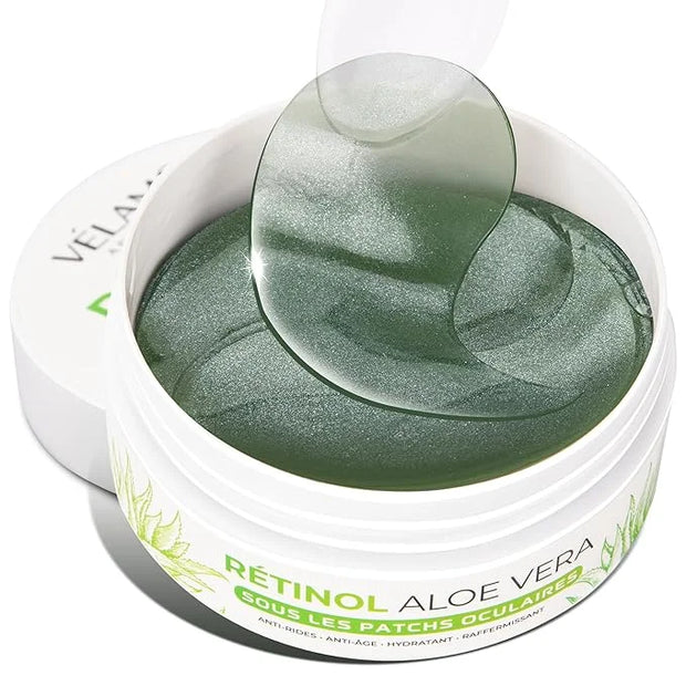 VELAMO ADVANCED Under Eye Patches: Aloe Vera Under Eye Mask for Dark Circles - Retinol Eye Patches for Wrinkles and Puffin...