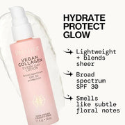 Pacifica Face Moisturizer - Vegan Collagen Face Lotion SPF 30 Broad Spectrum Sunscreen Every Day Face Lotion, UVA/UVB Prot...