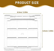 2pcs Empty Lipstick Palette Clear Lipstick Case Mini
