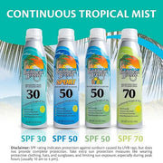 Caribbean Breeze Continuous Tropical Mist SPF 30 Sunscreen Spray, Reef Safe Sunscreen Spray, Up to 80 Minutes Water Resist...