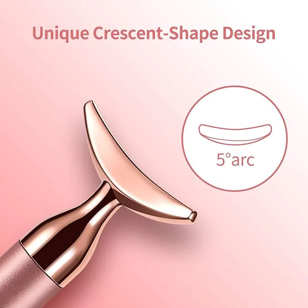 2-in-1 Face Massager Roller Electric Face Roller, 3D Roller and Crescent-Shape Face Massager Kit for Face Skin Care Tools ...