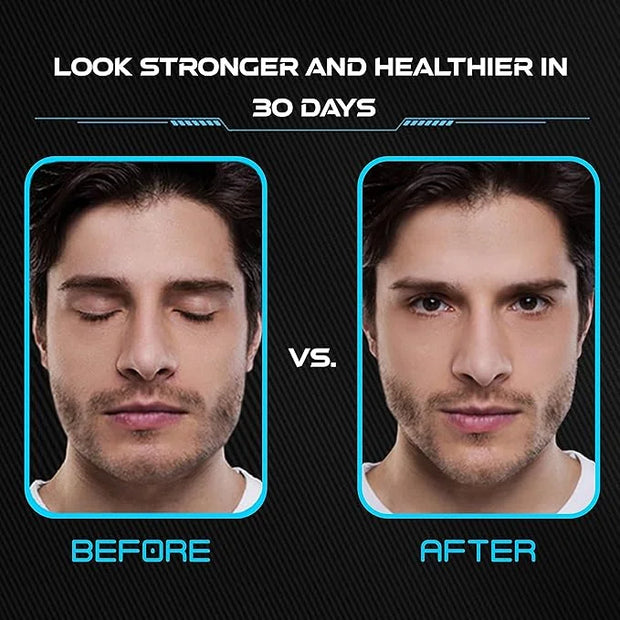 Jawline Exerciser for Men & Women - 4 (8pcs) Silicone (4 Levels - Product Image