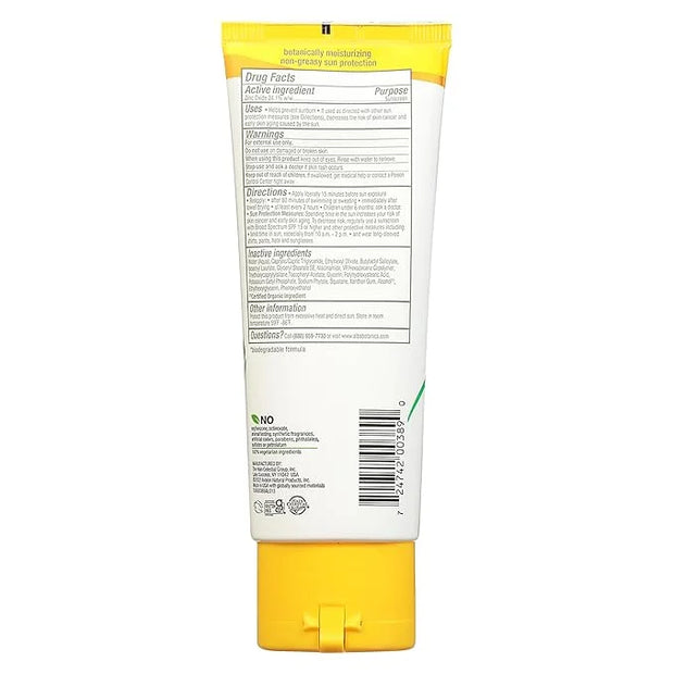 All Natural Organic SPF 50 Sunscreen