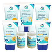 STREAM 2 SEA 6 Pack Natural Travel Sized Toiletries, 1oz Paraben Free Sample Size Shampoo, Conditioner, Lotion, Mineral Su...