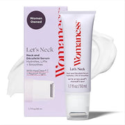 Womaness Let's Neck Firming Serum - Roll On Neck Creams for Tightening and Firming - Daily Crepey Skin Treatment to Smooth...