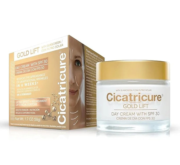 Cicatricure Gold Lift Day Cream, Anti Aging Face Moisturizer with SPF 30, Hydrating Skin Care with Gold, Calcium & Silicon...