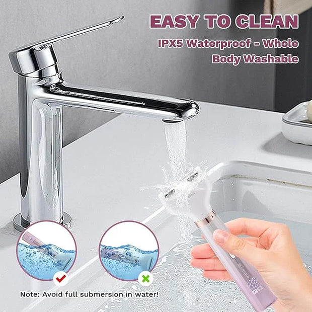 Electric Razors Shavers for Women, Bikini Trimmer 5 in 1 Electric Shaver Razor for Women, Wet/Dry Face Razors for Face Nos...