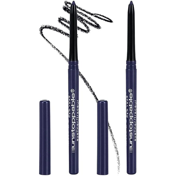 Maybelline Unstoppable Waterproof Mechanical Blue Eyeliner Pencil, Easy to Apply, Smooth Glide, Up to 24 Hour Wear, Sapphi...