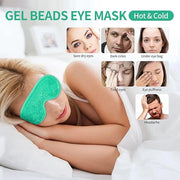 2PCS Gel Eye Mask - Reusable Hot/Cold Therapy Gel Bead Mask for Puffiness, Dark Circles, Headaches, & Stress Relief, Cooli...