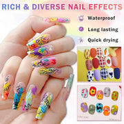 12 colors nail art pens