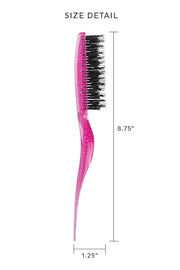 Cricket Amped Up Teasing Hair Brush - Adds Major Volume and Shine, Heat Resistant, Ideal for Slick Back Hair, Updos, and D...