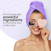 Under Eye Patches for Puffy Eyes and Dark Circles, Gel Eye Masks with Caffeine, Collagen & Vitamin C, Deeply Moisturizing,...