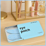 AUSLKA Reusable Under Eye Patches-3 Pairs, Silicone Reusable Eye Masks, Reusable Eye Wrinkle Patches, Silicone Eye&Face Ma...