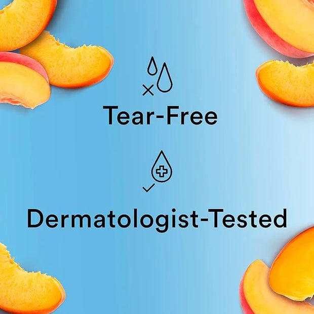 Suave Kids 3-in-1 Tear Free, Body Wash, Shampoo and Conditioners, Dermartologist Tested, Peach Pal, 28 Oz Pack of 4 - Prod...
