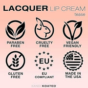 Kandi Koated Lacquer Illuminating Lip Cream [Tease] Creamy Illuminating