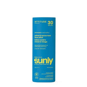 ATTITUDE Mineral Face Sunscreen Stick for Kids, SPF 30, EWG Verified, Plastic-Free, Broad Spectrum UVA/UVB Protection with...