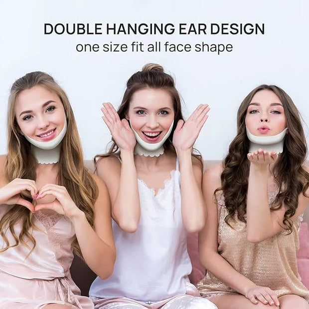 2024 New V-Shaped Lifting Chin & Neck Mask and Steam Eye Mask for Dry Eyes - Product Image